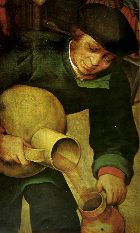 Pieter Bruegel detalj fran bondbrollopet Sweden oil painting art